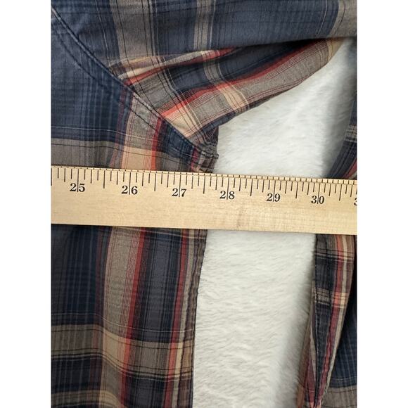 Carhartt Plaid Button Down Shirt 2XL Tall 2XLT Mens Casual - Picture 6 of 7